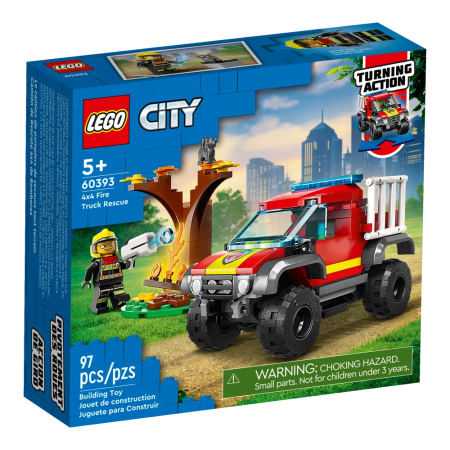 Конструктор LEGO City 60393 4x4 Fire truck rescue