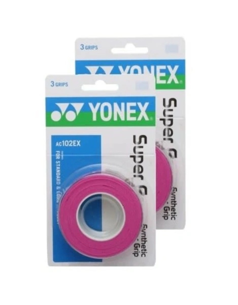 Обмотка для ракеток Yonex Super Grap AC102EX-3 Magenta (3шт.)