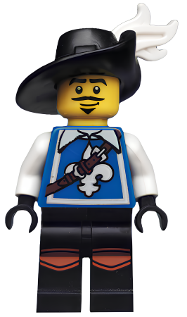 Минифигурка LEGO Musketeer, Series 4 (Minifigure Only without Stand and Accessories) col051 U