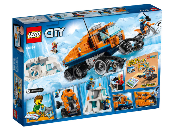 Конструктор LEGO City 60194 Грузовик ледовой разведки УЦЕНКА ( Помятая коробка )