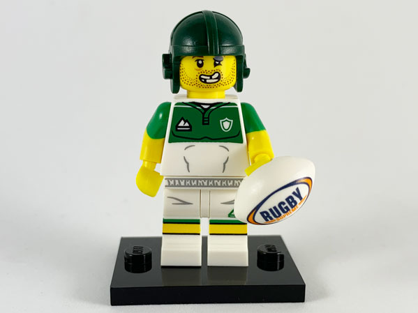 Минифигурка Lego Rugby Player, Series 19 col19-13