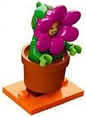Минифигурка LEGO Flowerpot Girl col18-14 71021 Серия 18