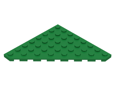 Клиновидная пластина Lego Wedge, Plate 8 x 8 Cut Corner 30504