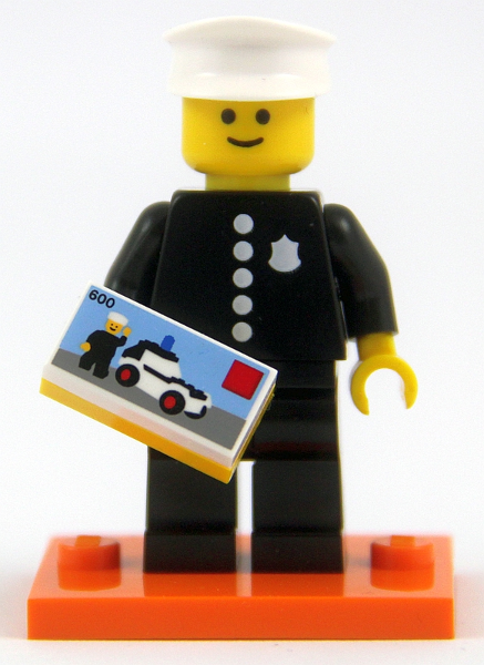 Минифигурка LEGO 1978 Classic Police Officer col18-8 71021 Серия 18 New