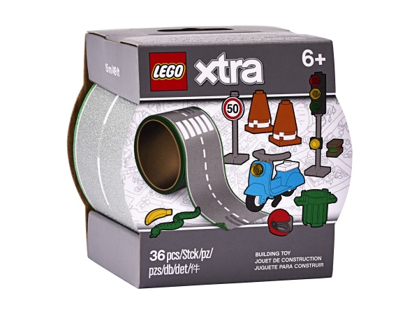 Конструктор Lego Xtra 854048 Игровой коврик Участок дороги и поворот