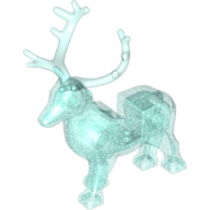 Олень Lego Deer with Trans-Light Blue Antlers (Stag, Reindeer) 51493c01 (51538c01)