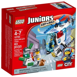 Конструктор LEGO Juniors 10720 Погоня на полицейском вертолете