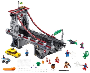 Конструктор LEGO Marvel Super Heroes 76057 Дуэль воинов с сетями на мосту