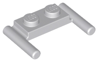 Пластина Lego Plate, Modified 1 x 2 with Bar Handles - Flat Ends, Low Attachment 3839b