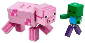 Конструктор LEGO Minecraft 21157 Свинья и Зомби-ребёнок
