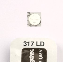 Батарейка Energizer 317 SR516SW серебрянно-цинковая часовая