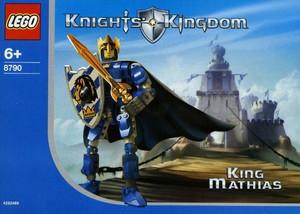 LEGO 8790 Knights Kingdom Король Матиас с Плащем и Картой