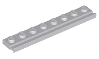 Деталь Lego Plate, Modified 1 x 8 with Door Rail 4510
