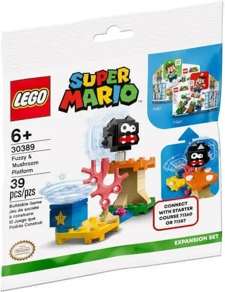 Конструктор LEGO Super Mario 30389 Фуззи и грибная платформа