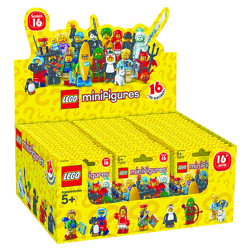 Конструктор LEGO Minifigure 6138974 Series 16 (Box of 60) (60 минифигурок  71013 в коробке)