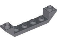 Lego Slope, Inverted 45 6 x 1 Double with 1 x 4 Cutout 52501