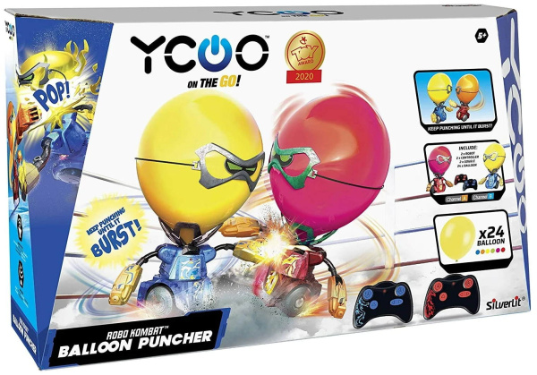 Робот YCOO ON THE GO! Robo Kombat: Ballon Puncher, синий/красный 88039