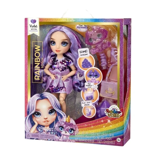 Кукла Rainbow High Classic Rainbow Fashion Violet 120223EU
