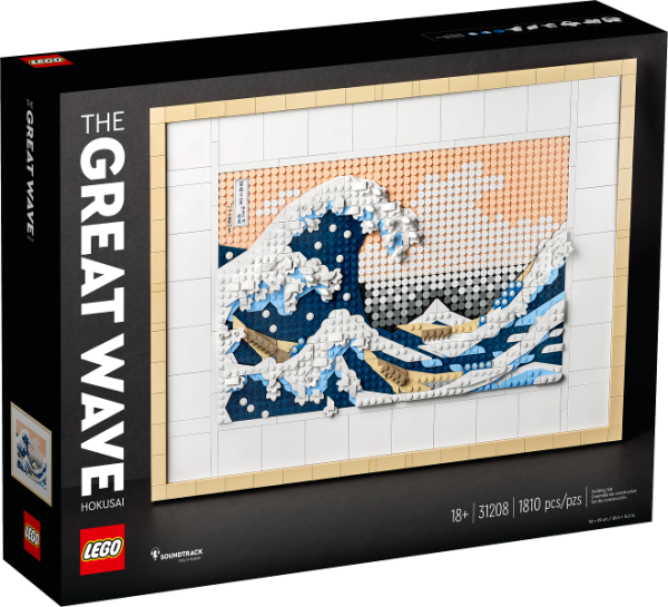 Конструктор LEGO ART 31208 Большая волна в Канагаве