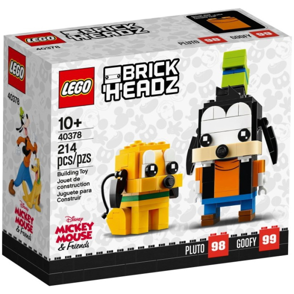Конструктор LEGO BrickHeadz 40378 Гуфи и Плуто
