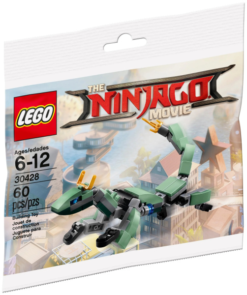 Конструктор LEGO Ninjago 30428 Green Ninja Mech Dragon Micro Build