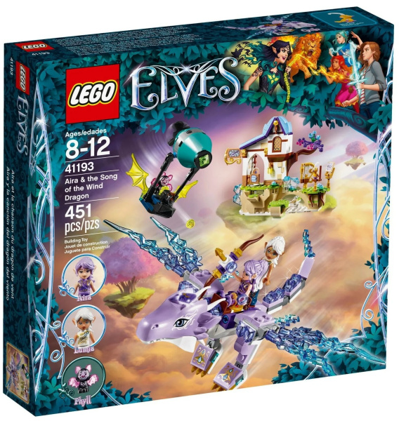 Конструктор LEGO Elves 41193 Эйра и Дракон Песня ветра