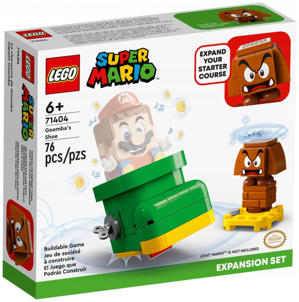 Конструктор LEGO Super Mario 71404 Дополнительный набор: Башмак Гумбы