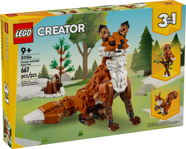 Конструктор LEGO Creator 31154 Лесные животные: Рыжая Лиса