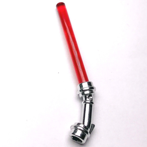 Lego световой меч для минифигурки Star Wars Граф Дуку красный