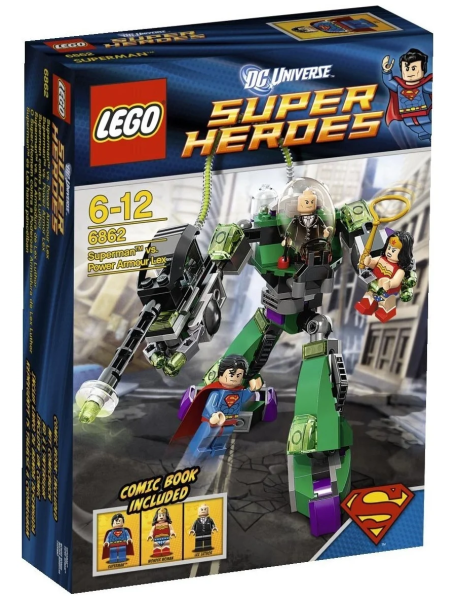 Конструктор LEGO Marvel Super Heroes 6862 Superman vs. Power Armor Lex