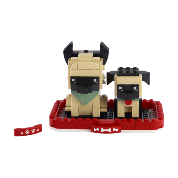 Сувенирный набор LEGO BrickHeadz 40440 Немецкая овчарка