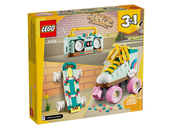 Конструктор LEGO Creator 31148 Ретро роликовые коньки 3 в 1