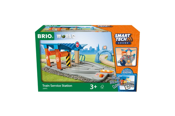 Brio Smart Tech Sound станция для ремонта поездов с тоннелем 33975