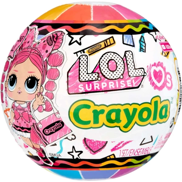 Кукла L.O.L. Surprise! Loves Crayola Tots в непрозрачной упаковке (Сюрприз) 505259EUC