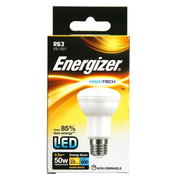 Светодиодные лампы Energizer E27 R63 (рефлектор) теплый белый свет 50W