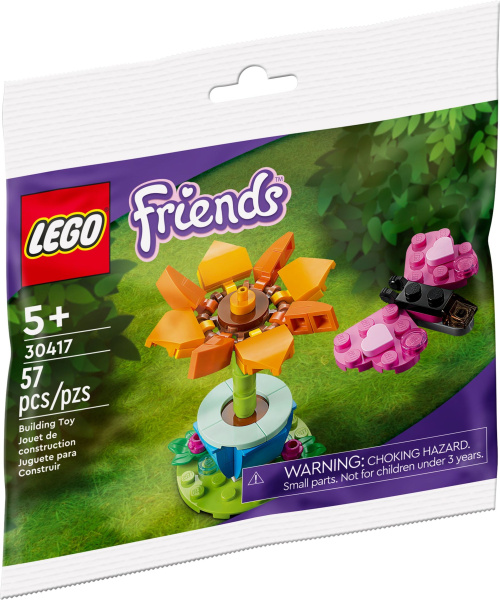 Конструктор LEGO Friends 30417 Цветок и бабочка