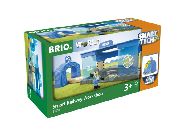 BRIO Smart Tech Вагоноремонтная мастерская 33918