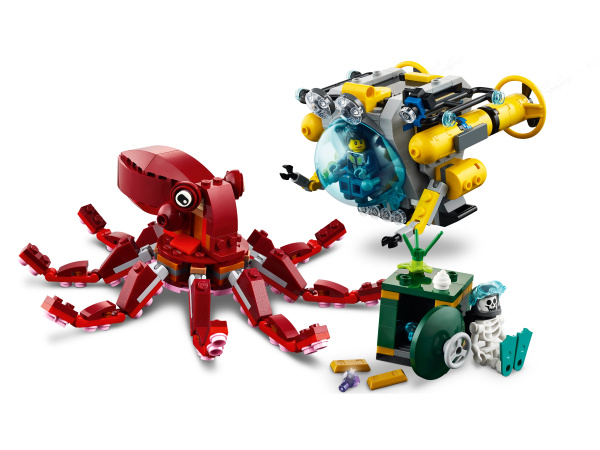Конструктор LEGO Creator 31130 Миссия по поиску затонувших сокровищ