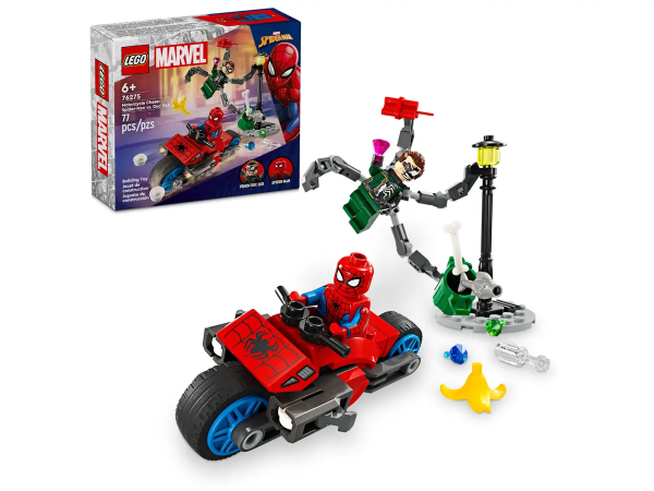 Конструктор LEGO Marvel 76275 Погоня на мотоцикле